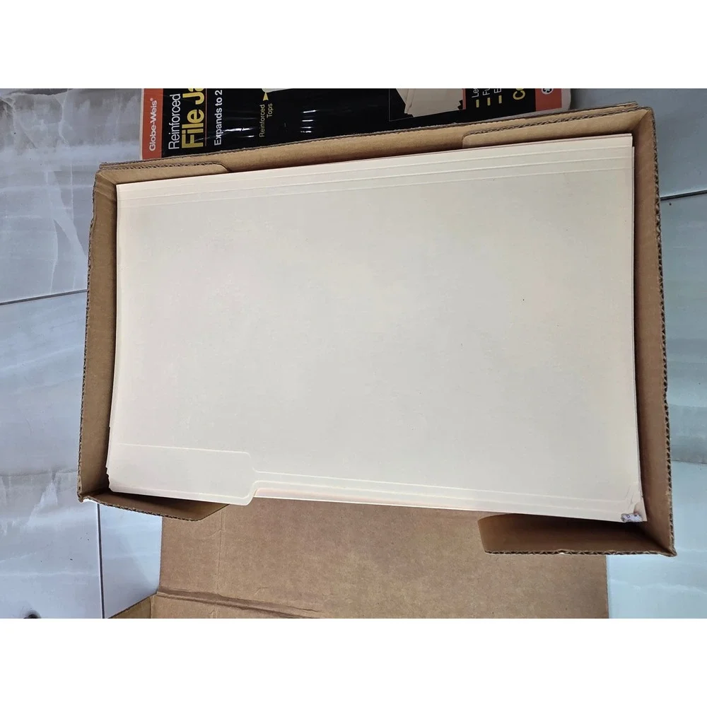 Pendaflex Essentials File Folders 150ct & Globe-Weis File Jackets 10ct Legal